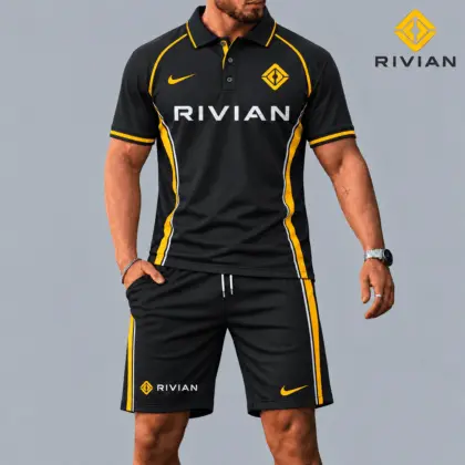 Rivian | Racing Style Polo Shirt and Shorts Set