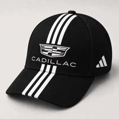 Cadillac | Sporty Stripe Adjustable Cap