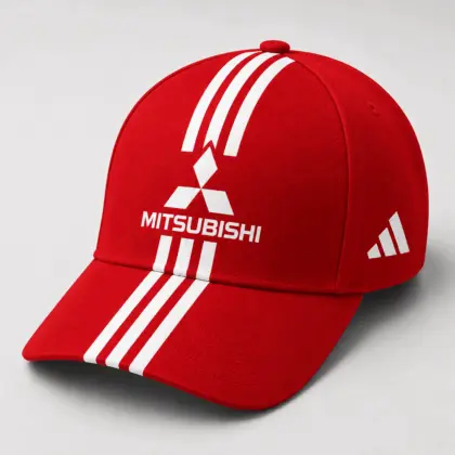 Mitsubishi | Sporty Stripe Adjustable Cap
