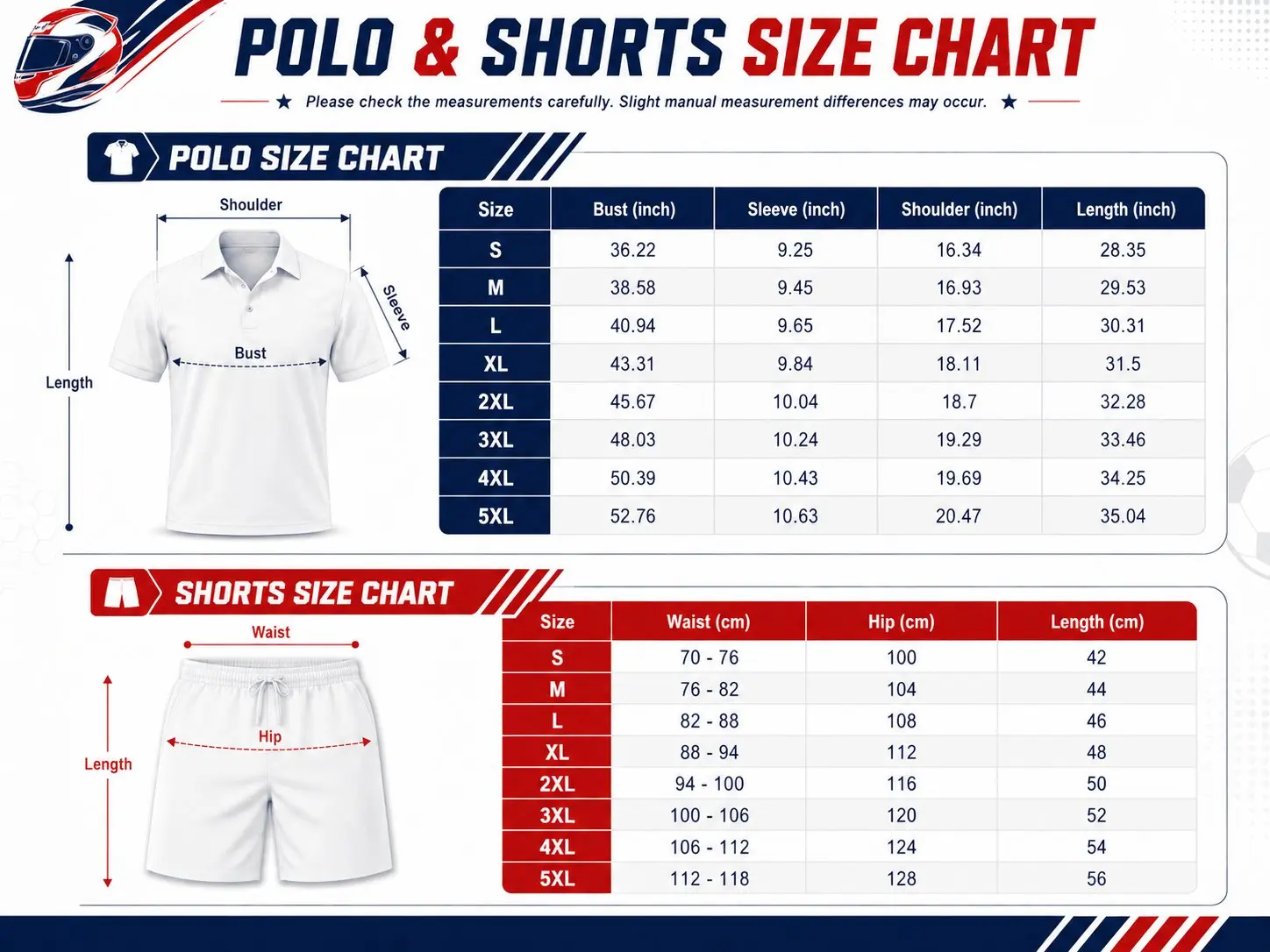 Mini | Racing Style Polo Shirt and Shorts Set
