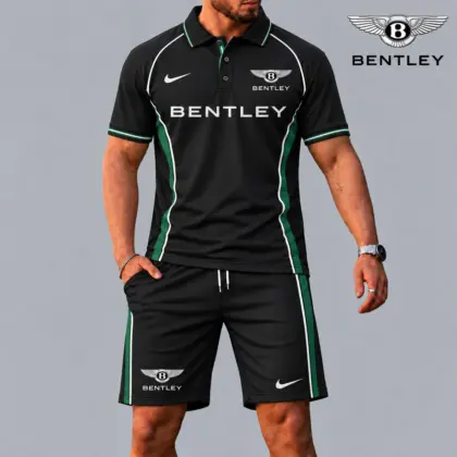 Bentley | Racing Style Polo Shirt and Shorts Set