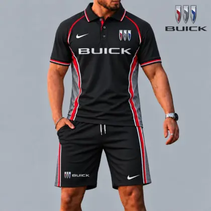 Buick | Racing Style Polo Shirt and Shorts Set