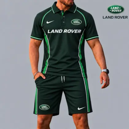 Land Rover | Racing Style Polo Shirt and Shorts Set