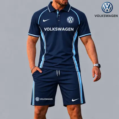 Volkswagen | Racing Style Polo Shirt and Shorts Set