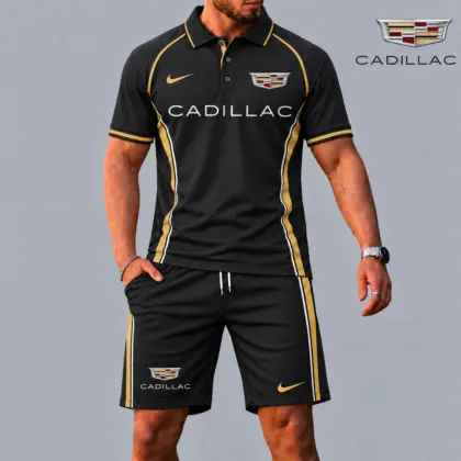 Cadillac | Racing Style Polo Shirt and Shorts Set