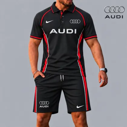 Audi | Racing Style Polo Shirt and Shorts Set