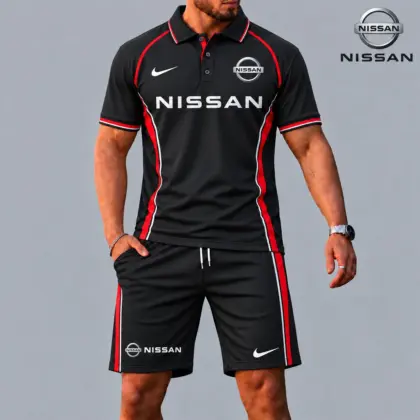 Nissan | Racing Style Polo Shirt and Shorts Set