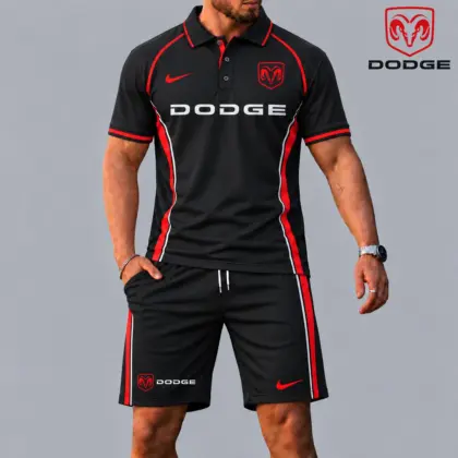 Dodge | Racing Style Polo Shirt and Shorts Set