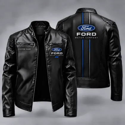 Ford | Automotive Heritage Racing Stripe Biker Jacket