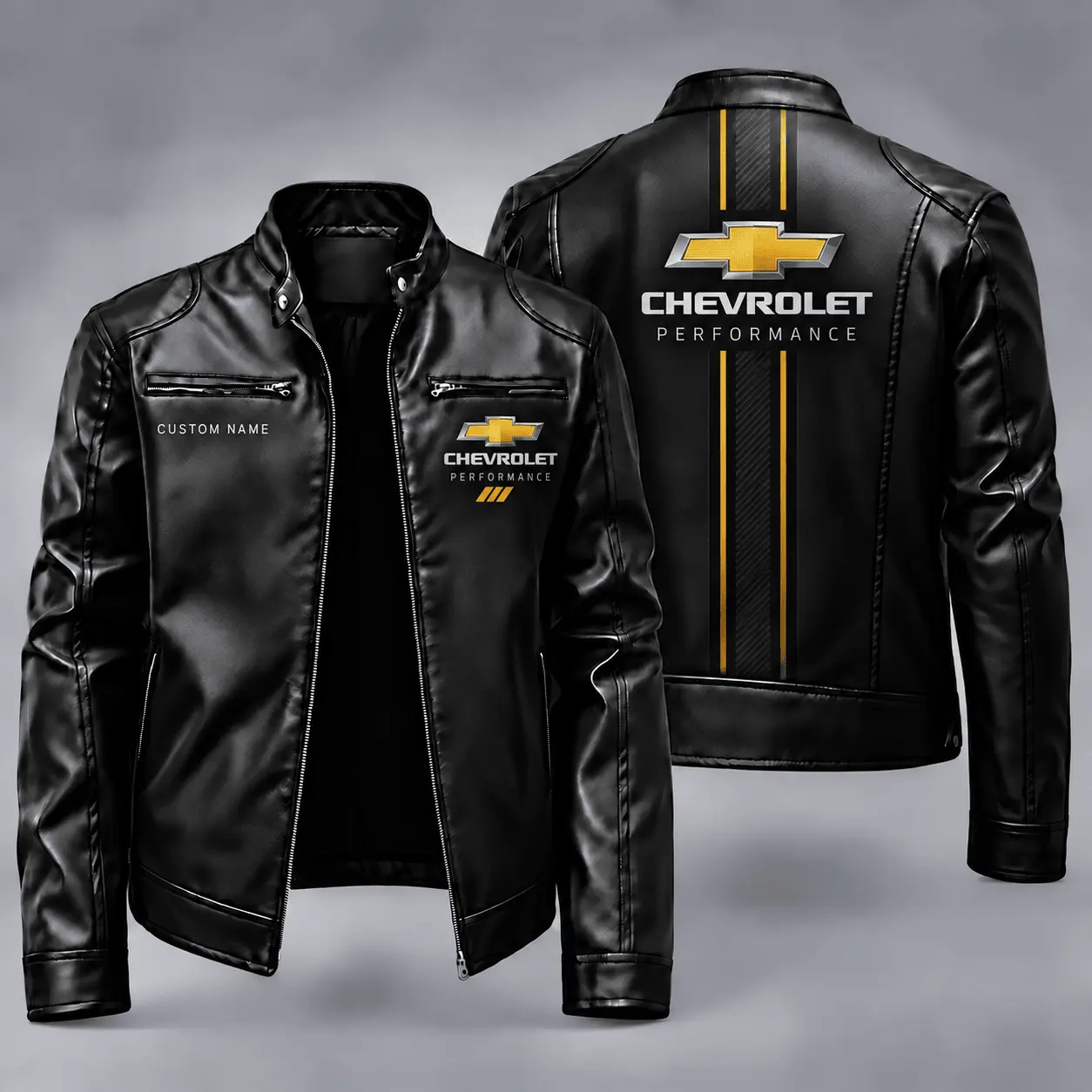 Chevrolet | Automotive Heritage Racing Stripe Biker Jacket