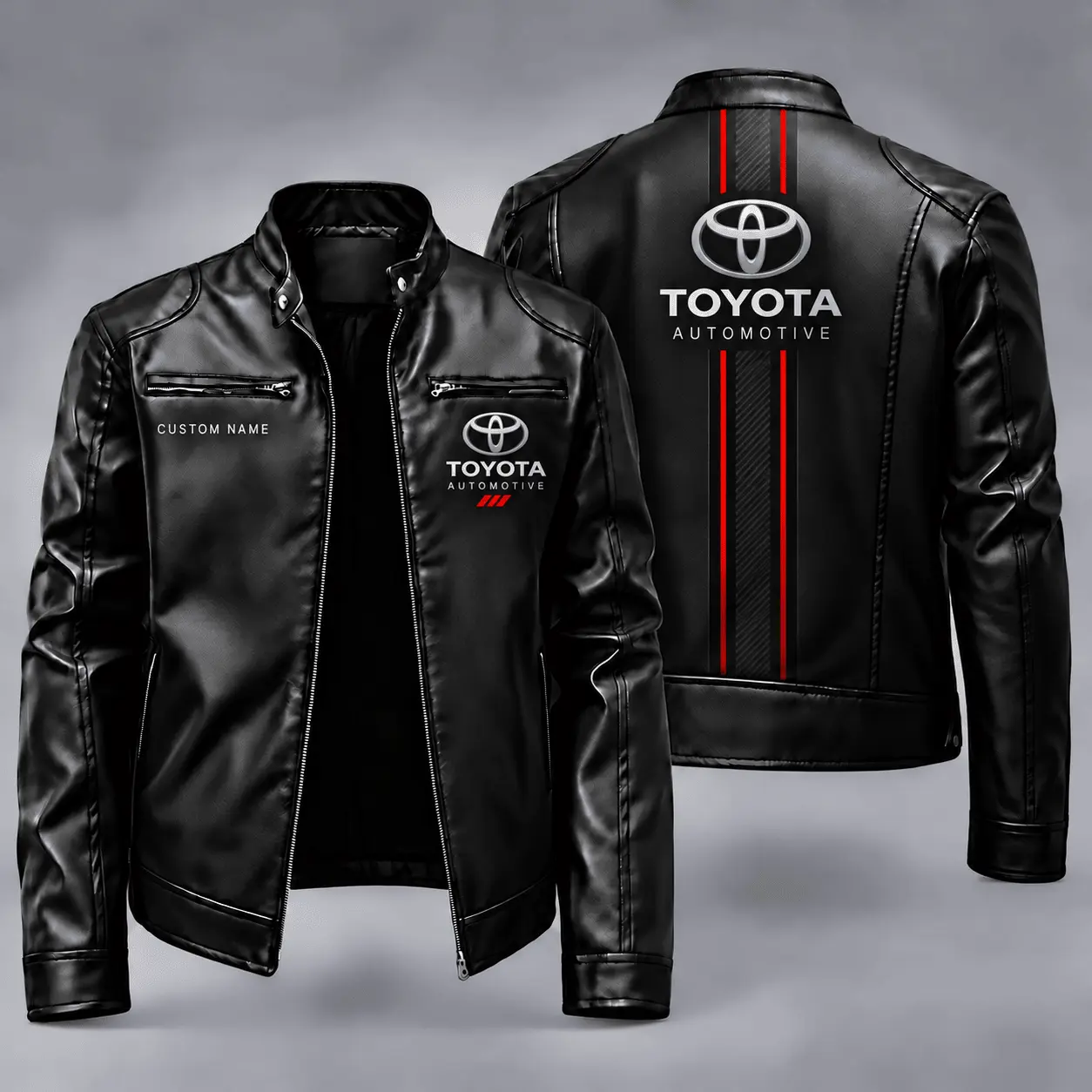 Toyota | Automotive Heritage Racing Stripe Biker Jacket