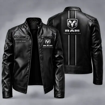 RAM | Automotive Heritage Racing Stripe Biker Jacket
