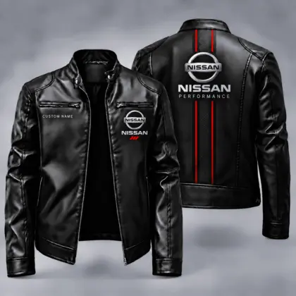 Nissan | Automotive Heritage Racing Stripe Biker Jacket