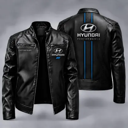 Hyundai | Automotive Heritage Racing Stripe Biker Jacket