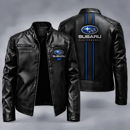 Subaru | Automotive Heritage Racing Stripe Biker Jacket