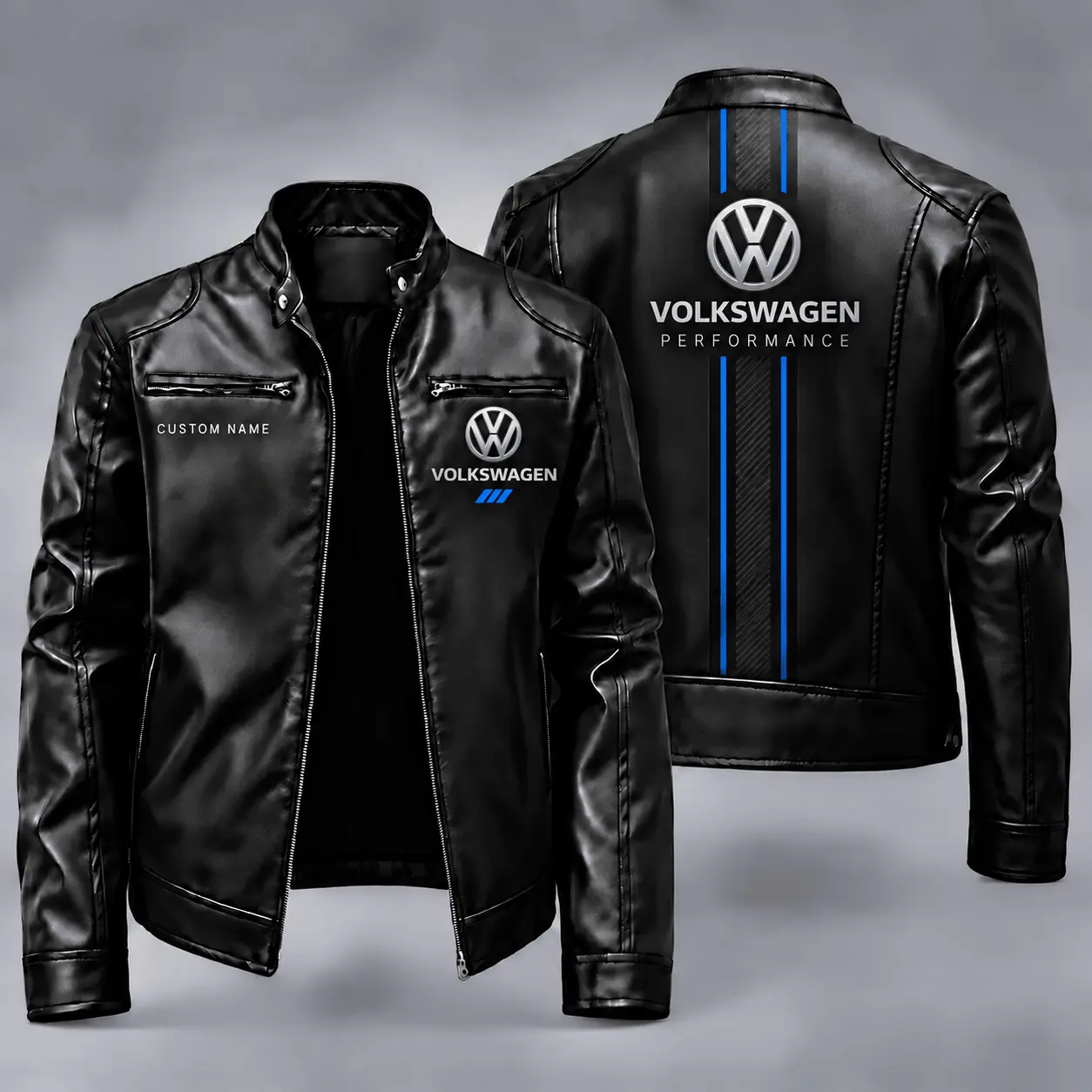Volkswagen | Automotive Heritage Racing Stripe Biker Jacket