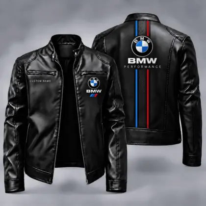 BMW | Automotive Heritage Racing Stripe Biker Jacket