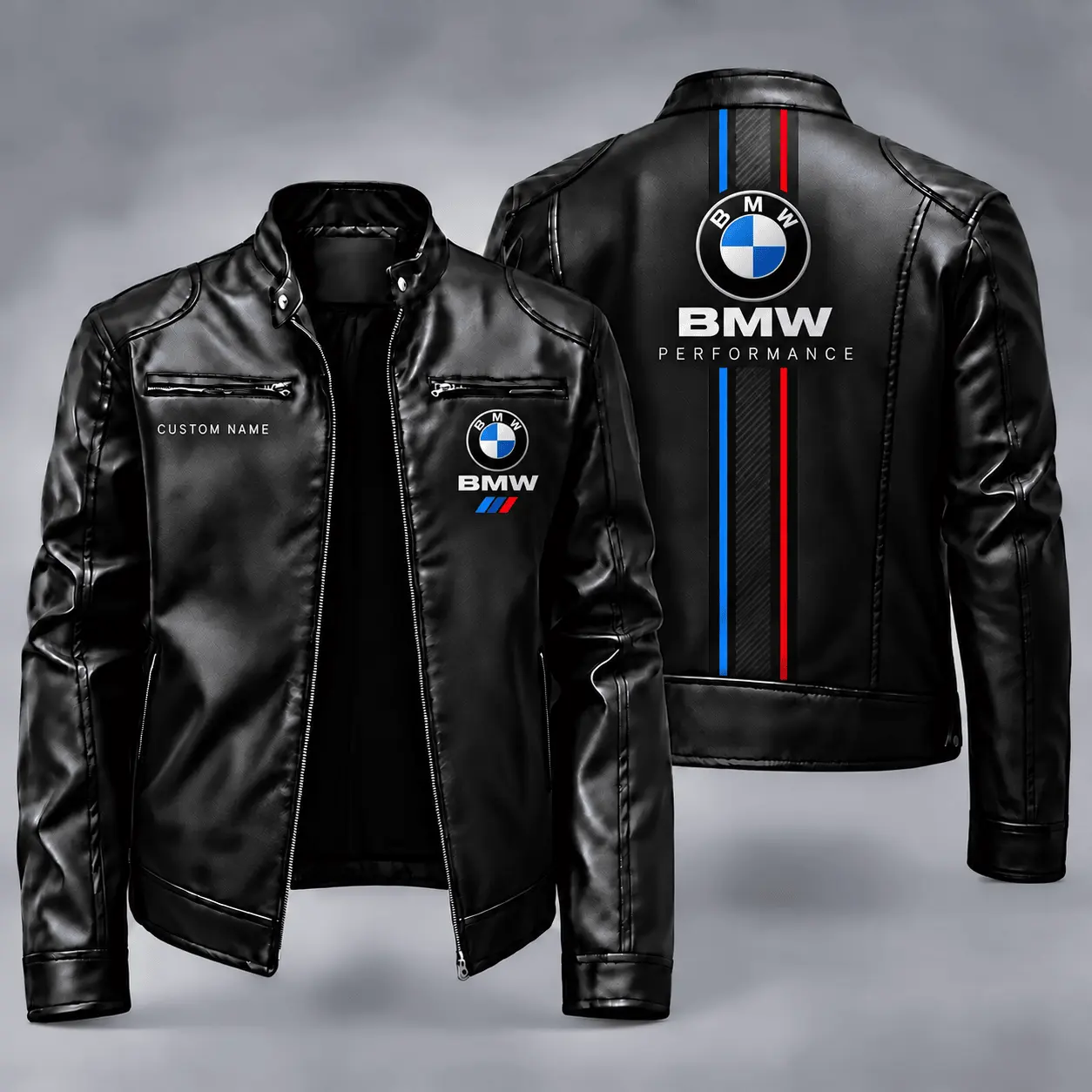 BMW | Automotive Heritage Racing Stripe Biker Jacket