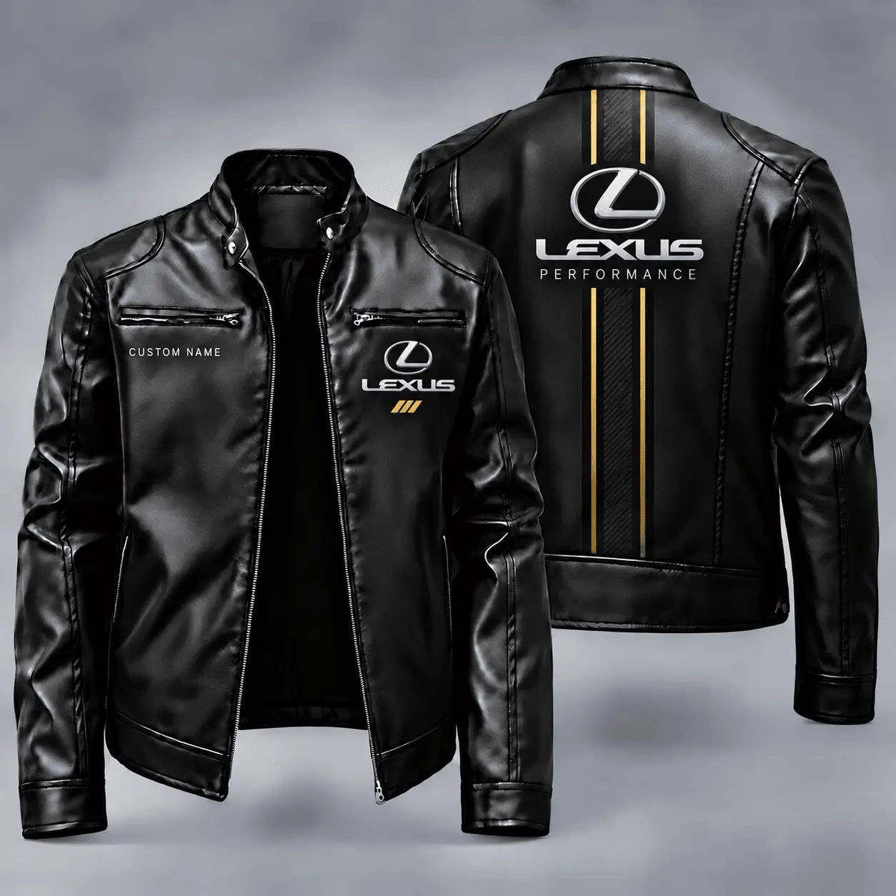 Lexus | Automotive Heritage Racing Stripe Biker Jacket