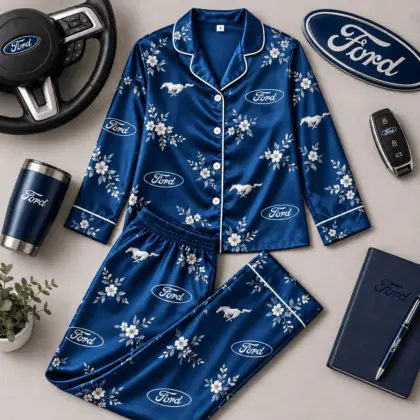 Ford | Floral Satin Pajama Set