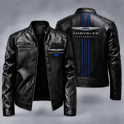 Chrysler | Automotive Heritage Racing Stripe Biker Jacket