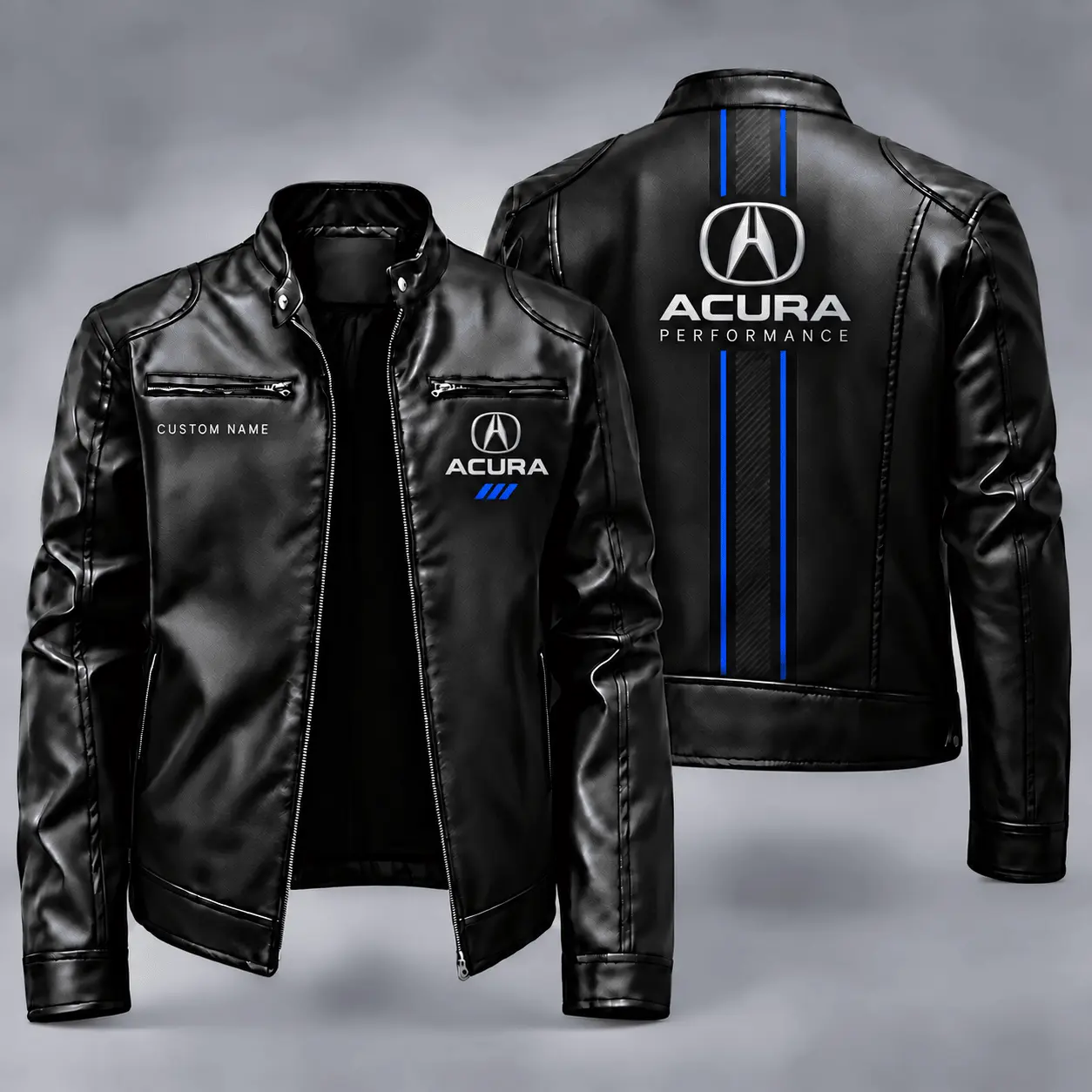 Acura | Automotive Heritage Racing Stripe Biker Jacket