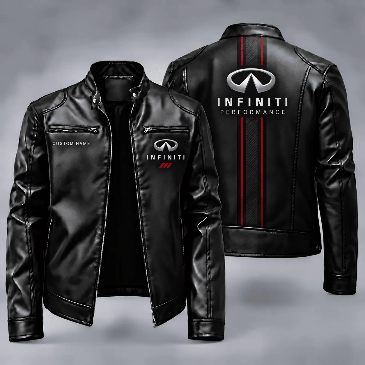 Infiniti | Automotive Heritage Racing Stripe Biker Jacket
