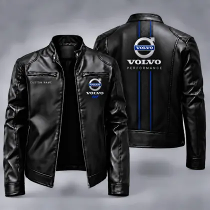 Volvo | Automotive Heritage Racing Stripe Biker Jacket