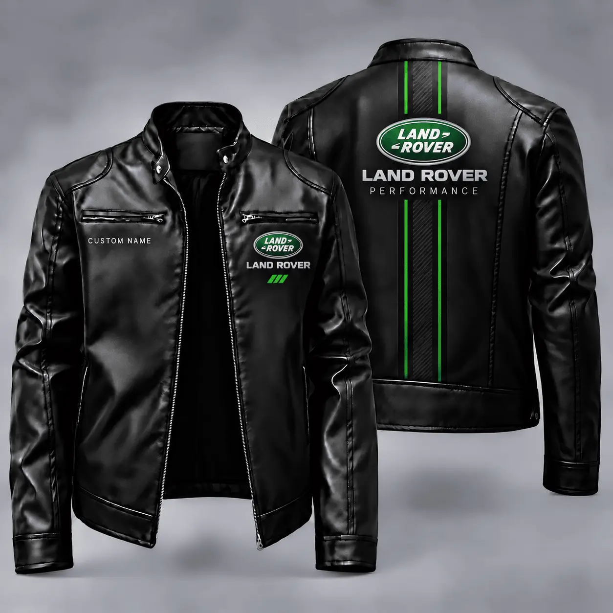 Land Rover | Automotive Heritage Racing Stripe Biker Jacket