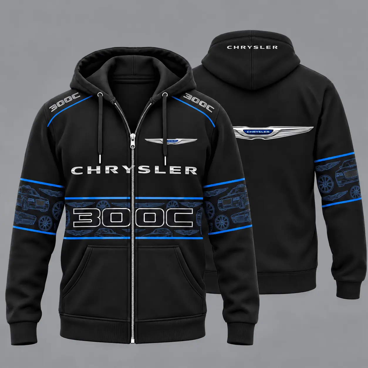 Chrysler | Premium Sport Zip Hoodie TD