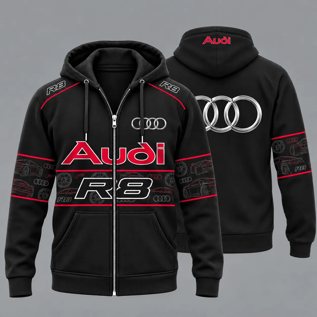 Audi | Premium Sport Zip Hoodie TD