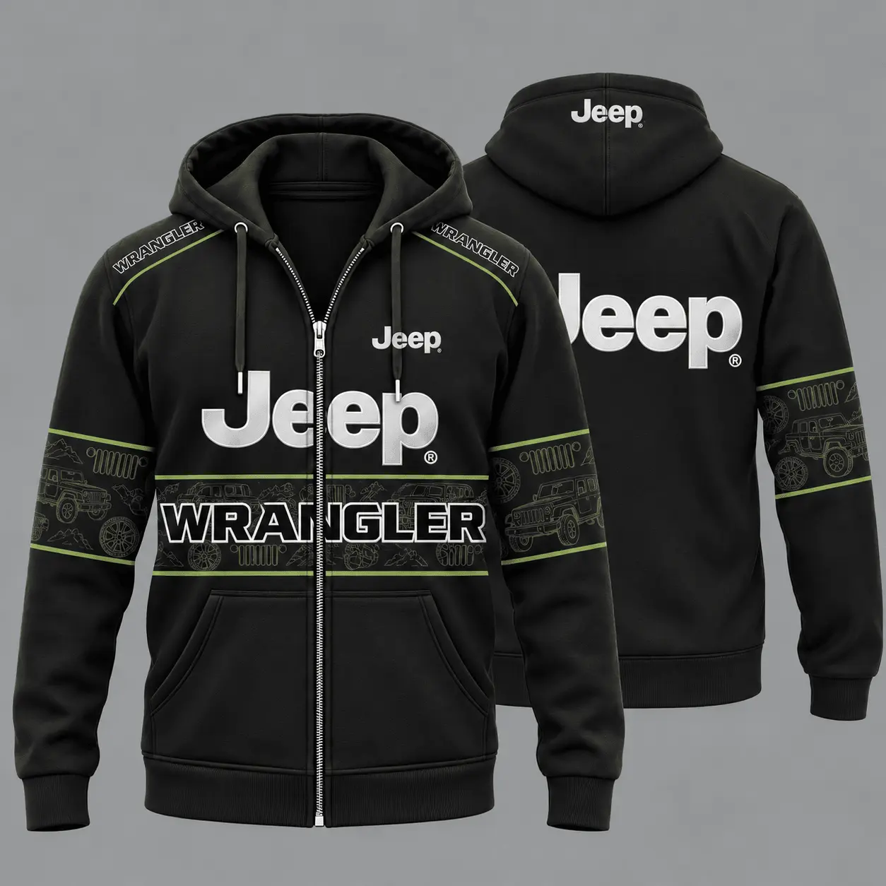 Jeep | Premium Sport Zip Hoodie TD