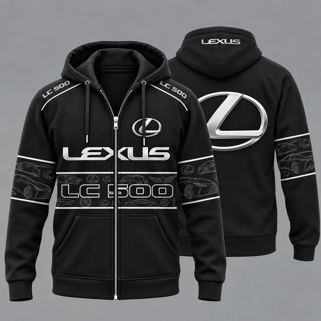 Lexus | Premium Sport Zip Hoodie TD