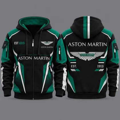 Aston Martin | Premium Car Lover Hoodie Half Zipper TD