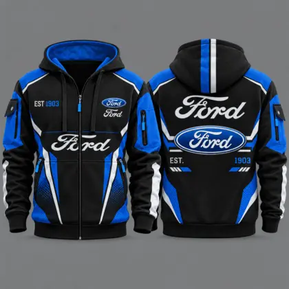 Ford | Premium Car Lover Hoodie Half Zipper TD