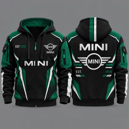 Mini | Premium Car Lover Hoodie Half Zipper TD