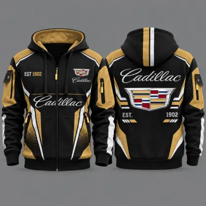 Cadillac | Premium Car Lover Hoodie Half Zipper TD