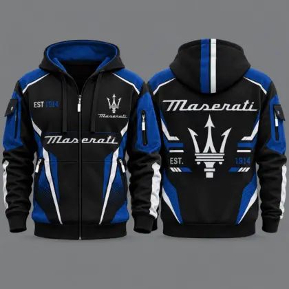Maserati | Premium Car Lover Hoodie Half Zipper TD