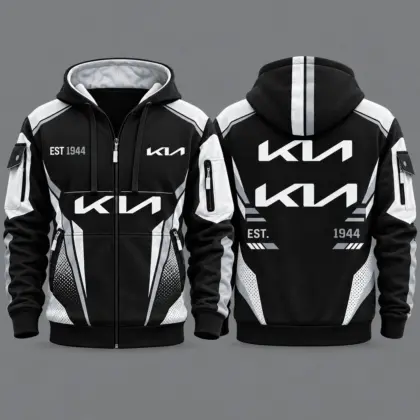 Kia | Premium Car Lover Hoodie Half Zipper TD