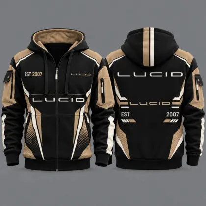 Lucid | Premium Car Lover Hoodie Half Zipper TD