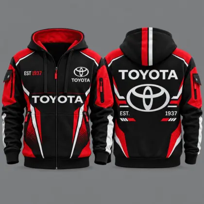 Toyota | Premium Car Lover Hoodie Half Zipper TD