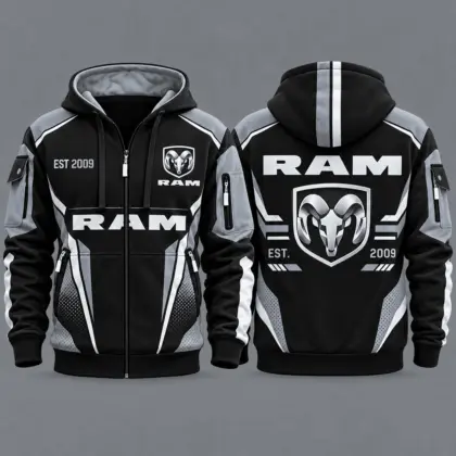 Ram | Premium Car Lover Hoodie Half Zipper TD