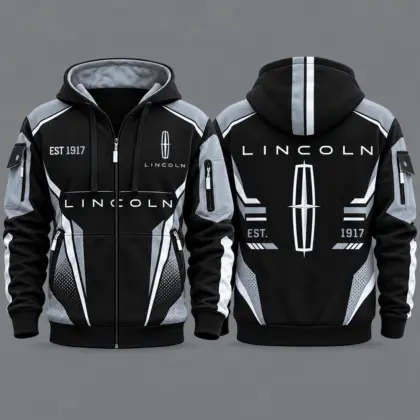 Lincoln | Premium Car Lover Hoodie Half Zipper TD