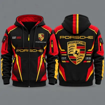 Porsche | Premium Car Lover Hoodie Half Zipper TD