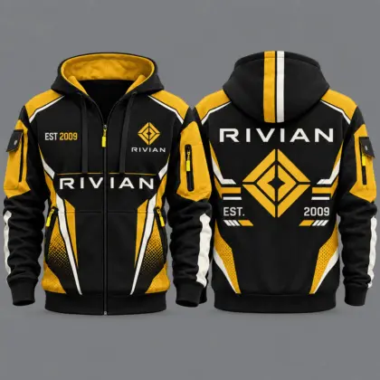 Rivian | Premium Car Lover Hoodie Half Zipper TD