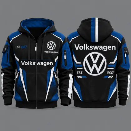 Volkswagen | Premium Car Lover Hoodie Half Zipper TD