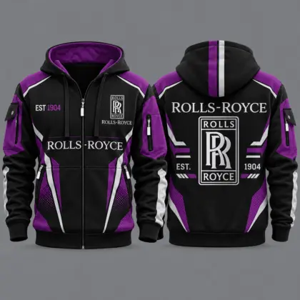 Rolls-Royce | Premium Car Lover Hoodie Half Zipper TD